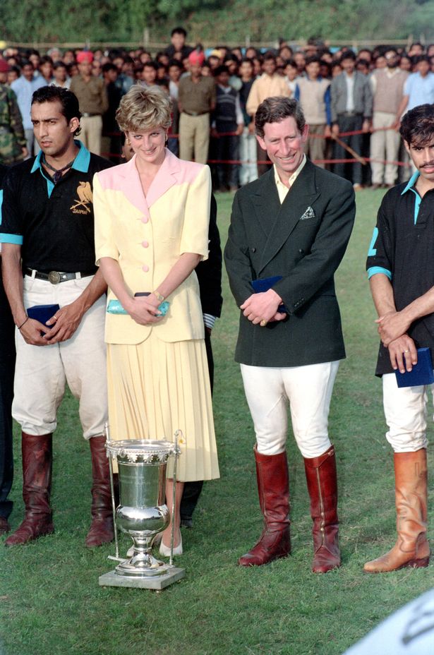 Prince Charles And Princess Diana India Polo