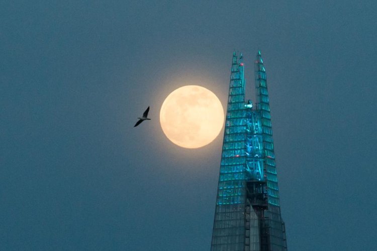 Supermoon Super Flower Moon 2020 London
