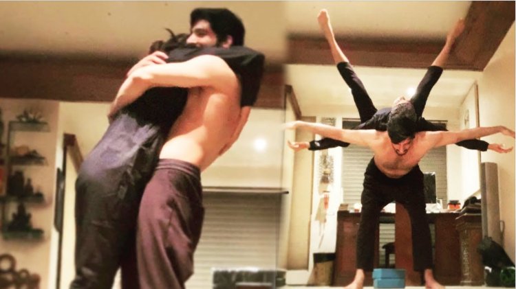 Sushmita Sen Hot Boyfriend Workout 2