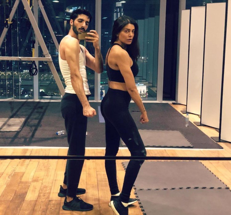 Sushmita Sen Hot Boyfriend Workout