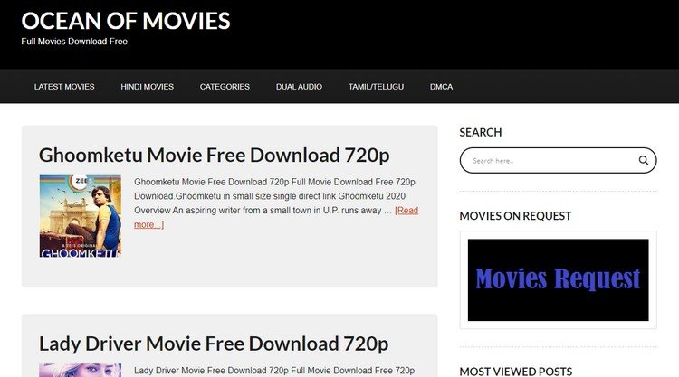 Malayalam movie downloader Ocean Of Movies