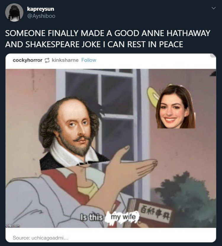Anne Hathaway And Shakespeare 1