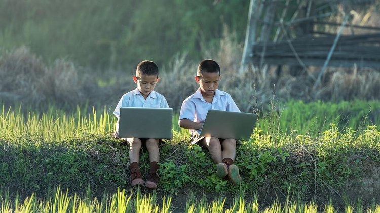 Student Studying Online