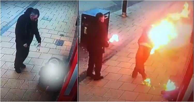Homeless Man Set On Fire