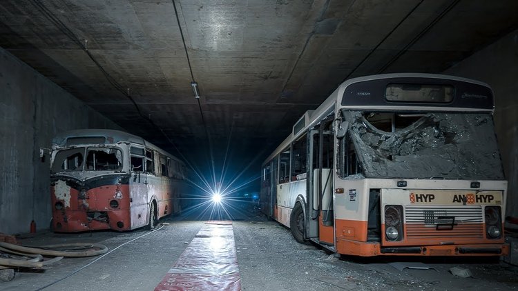 Abandoned Tram And Trolleybus Tunnel In Belgium 1