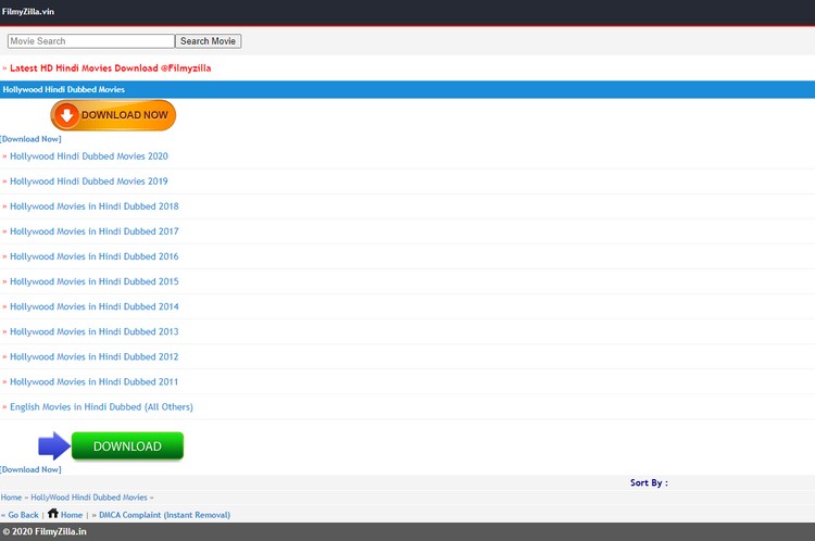 Filmyzilla World Hollywood movie download Hindi