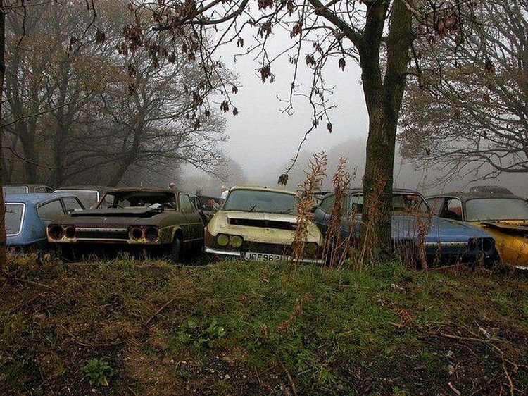 Reliant Scimitar Graveyard In England 2