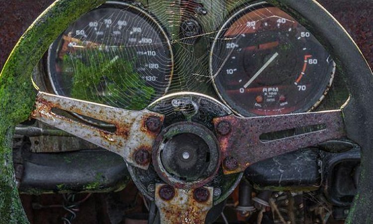 Triumph Graveyard At Appleton Cheshire Uk 3