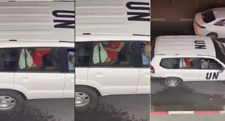 United Nations Staff Seen Having Sex With A Woman In Official Car