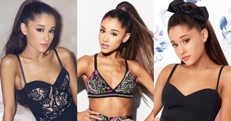 Hollywood celebrities flat-chested 6 Ariana grande