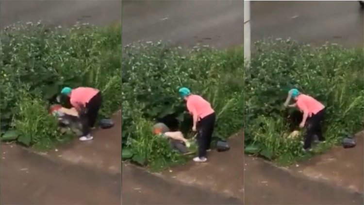 Randy Couple Caught Having Sex In A Roadside Bush By Raging Woman