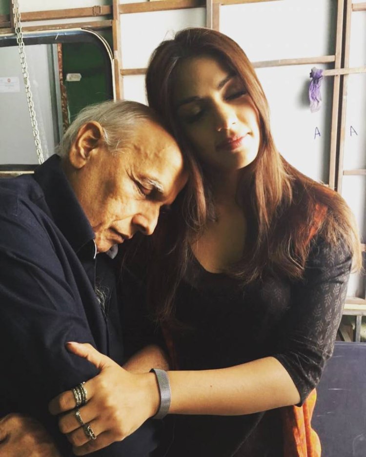 Rhea Chakraborty With Mahesh Bhatt