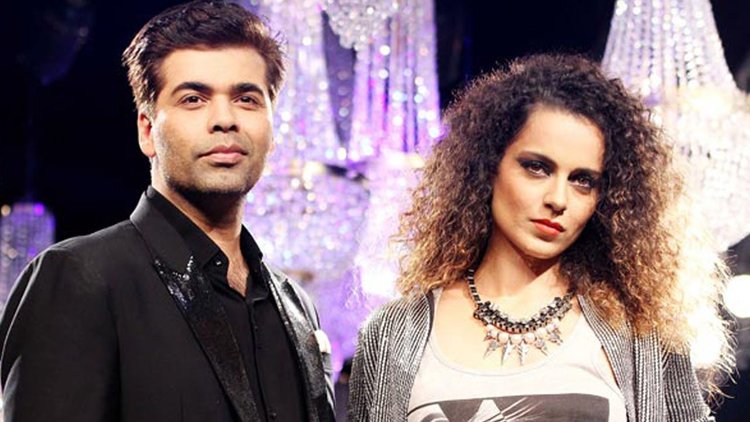 Karan Johar And Kangana Ranaut