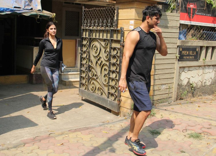 Sushant Singh Rajput Rhea Chakraborty Gym