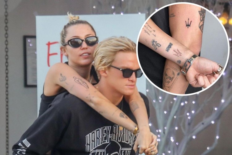 Miley Cyrus Cody Simpson Matching Tattoos