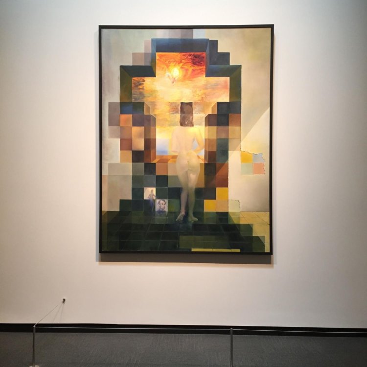 Salvador Dali Painting On Gala