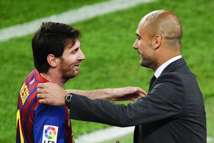 Lionel Messi Pep Guardiola