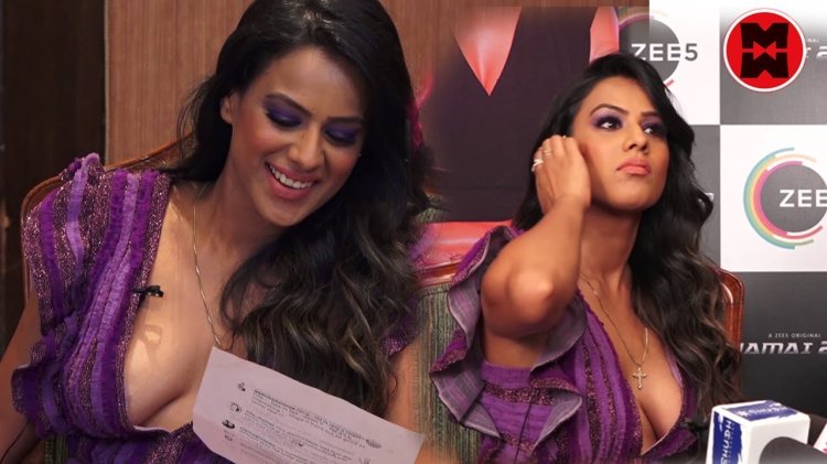 Nia Sharma Oops Moment At Jamai Raja Web Series
