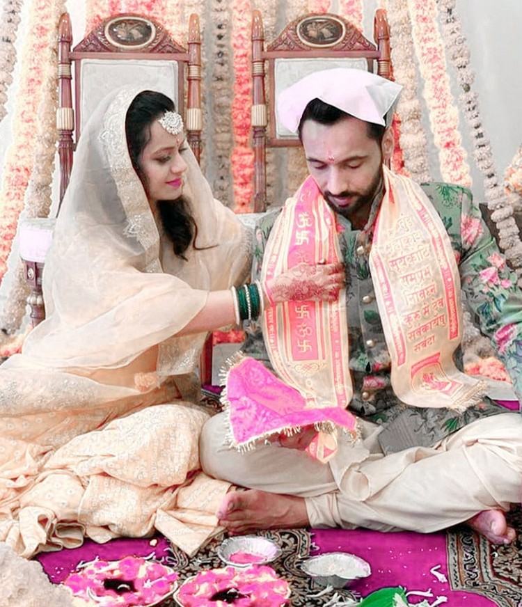 Punit Pathak And Nidhi Moony Singh Engagement Cere