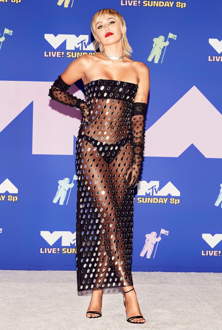 Mtv Video Music Awards 2020 Red Carpet Miley Cyrus