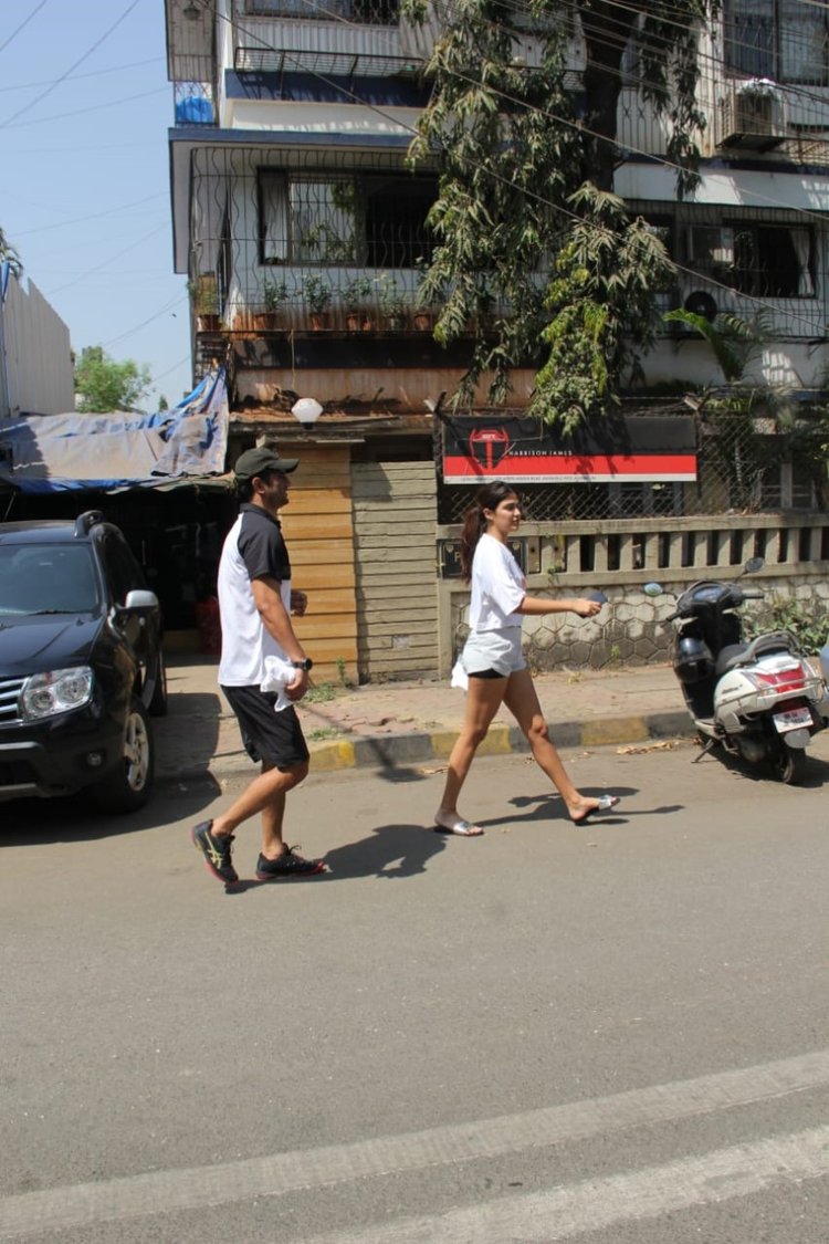 Sushant Singh Rajput And Rhea Chakraborty At Gym