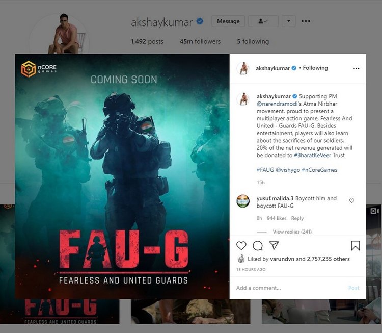 Faug Game Release Date