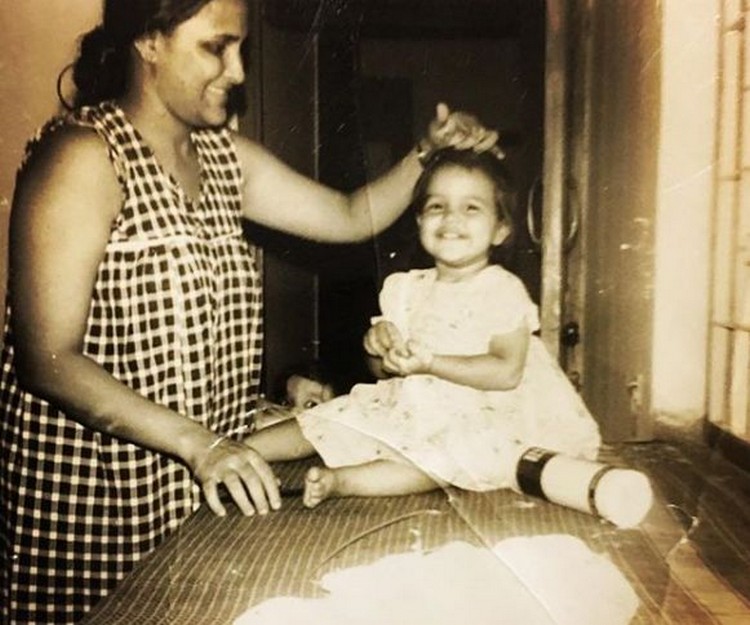 Neha Dhupia Childhood Pics 1