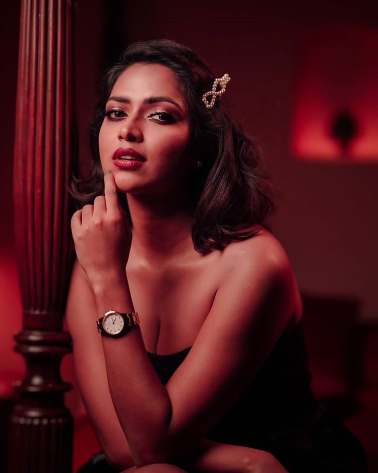 Amala Paul in black dress 1