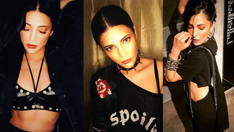 Shruti Haasan In Black Ft