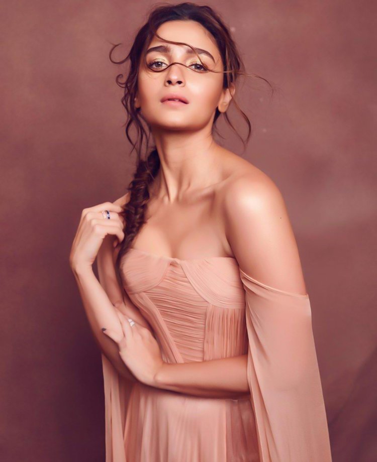 Alia Bhatt dress and hairstyle