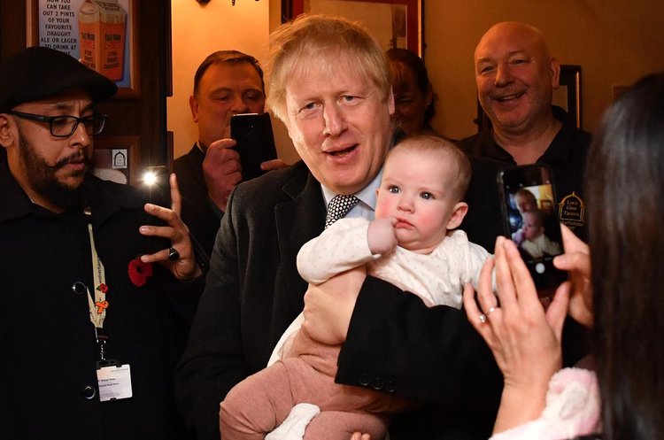 Boris Johnson Newborn Baby