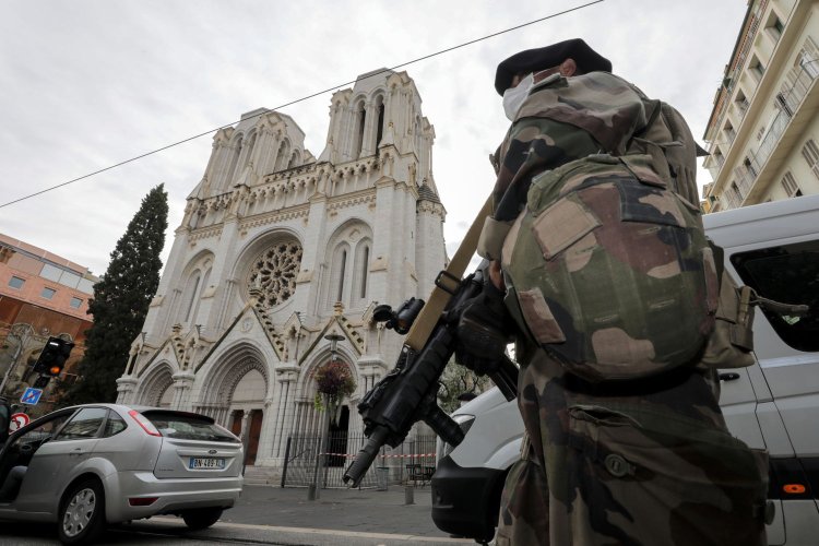 France Attacks Police Surrounding Church