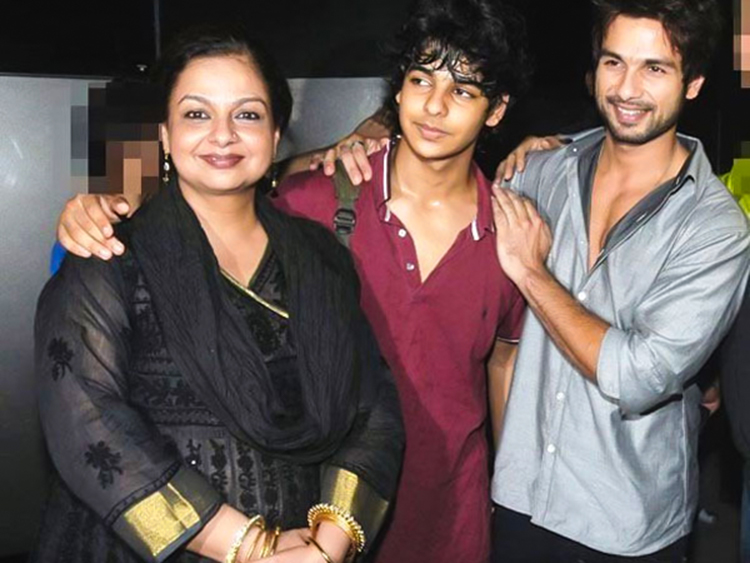 Ishaan Khatter And Shahid Kapoor Mother