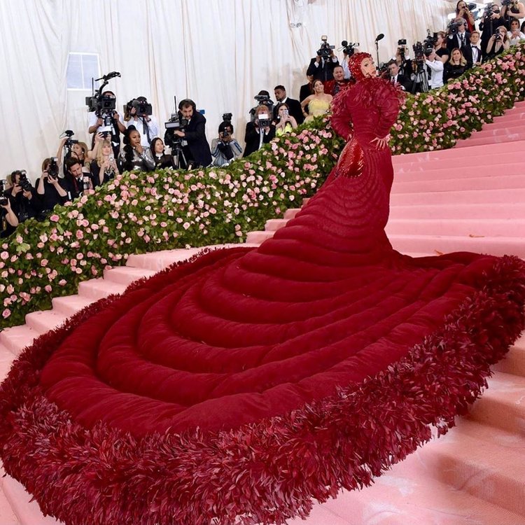 Cardi B Menstruation Gown