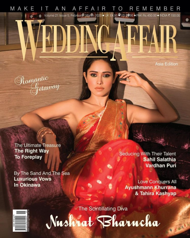 Chhalaang Star Nushrat Bharucha Cover Magazine