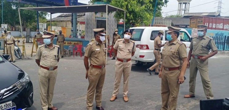 Chennai Police On Duty