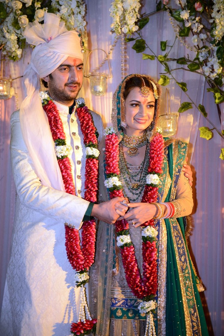 Dia Mirza And Sahil Sangha