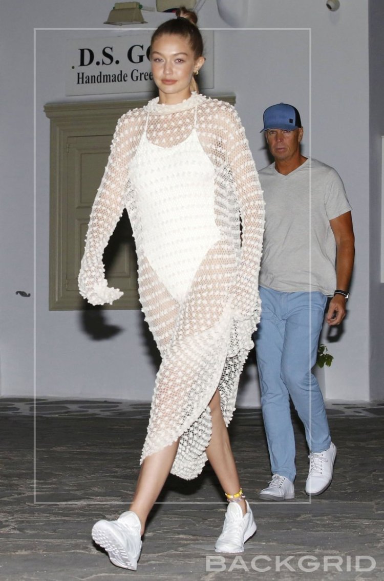 Celebrities Wearing Crochet Gigi Hadid