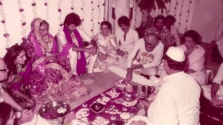 Sunita Kapoor And Anil Kapoor Wedding Photo