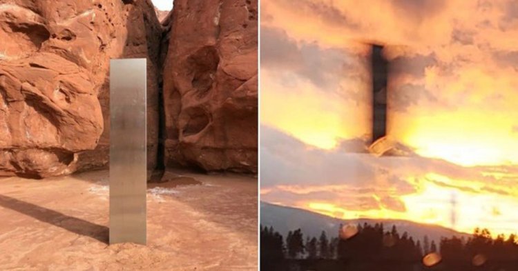 Mysterious Monolith Emerges In The Sky Near Utah Where The Original One ...