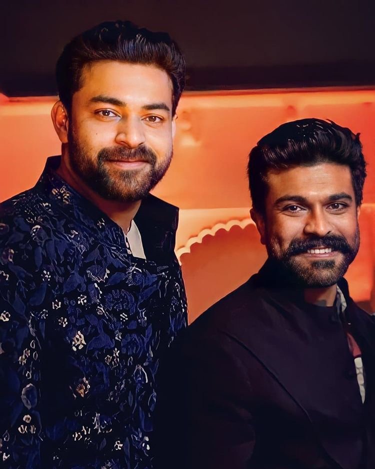 Ram Charan And Varun Tej At Niharika Konidela Wedd