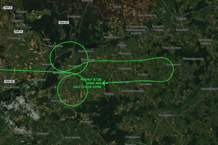 Pobeda Russia Flight Path