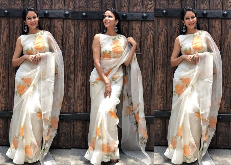 Lavanya Tripathi In Floral Saree 2