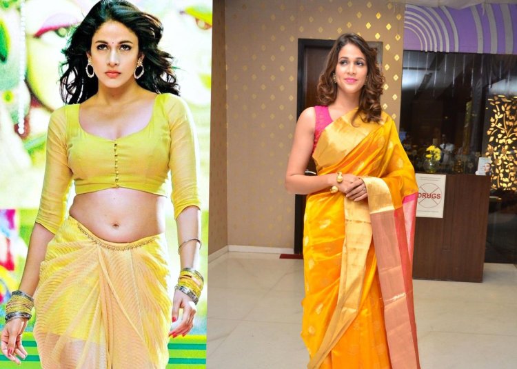 Lavanya Tripathi In Yellow Saree 5