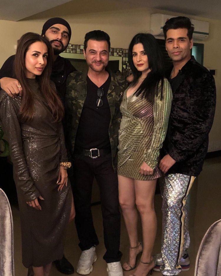 Malaika Arora Arjun Kapoor And Karan Johar
