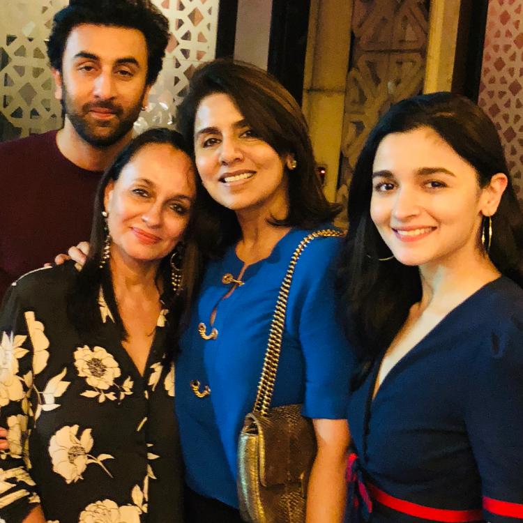Ranbir Kapoor Alia Bhatt And Their Mothers