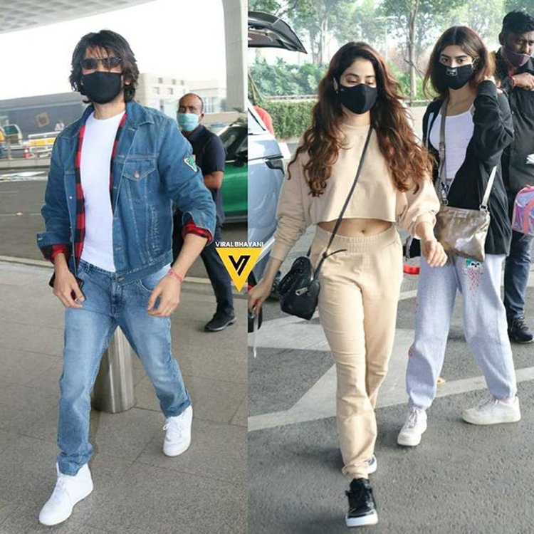 Kartik Aaryan And Janhvi Kapoor On The Way To Goa