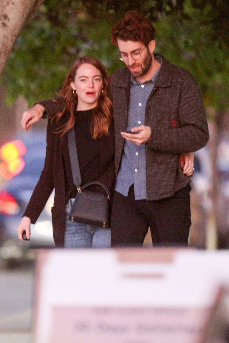 Emma Stone And Dave Mccary In Public