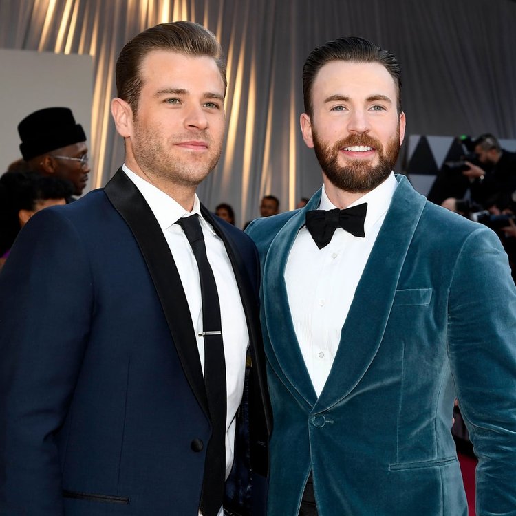Chris Evans And Brother Scott Evans