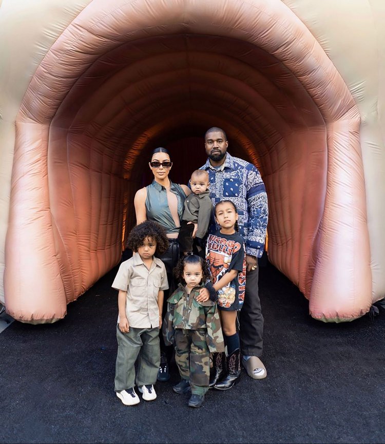 Kim Kardashian And Kanye West family